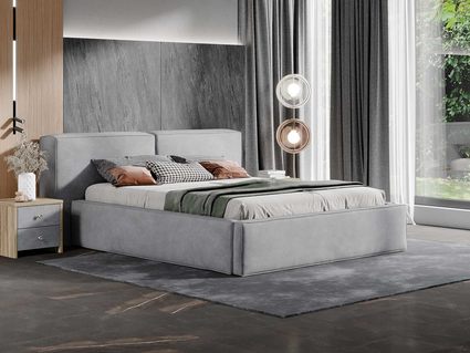 Кровать Сонум Europa Экокожа Коричневый (с подъемным механизмом) 200х190