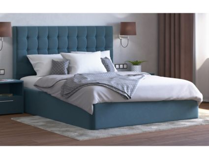 Кровать Lonax Аврора велюр Dolly-17 (с основанием) 120х190