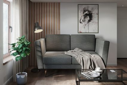 Диван Арско Гуннар двухместный графит