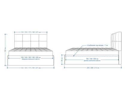 Кровать Lonax Алегра велюр Dolly-1 (с подъемным механизмом) 160х195