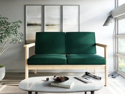 Диван Арско Лориан Мини двухместный зеленый