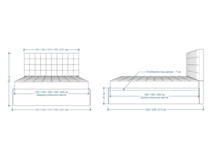 Кровать Lonax Аврора велюр Dolly-17 (с основанием) 120х190
