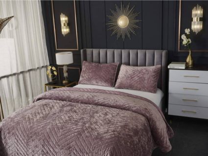 Покрывало Софи де Марко Фернанд (пепел роза) 160х220