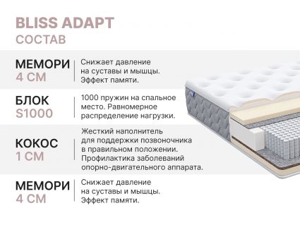 Матрас Димакс Bliss Adapt 180х200