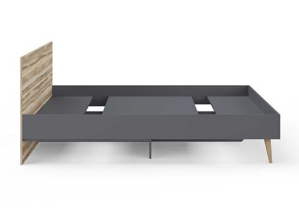 Кровать Сонум Ines Ясень ориноко + графит 80х200