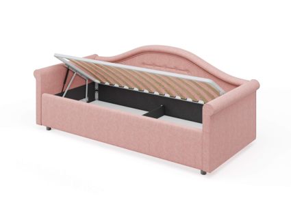 Кровать Сонум Maria Рогожка Мокко (с подъемным механизмом) 120х200