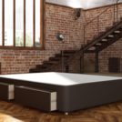 Кровать Mr.Mattress Site Box экокожа Brown 160х195