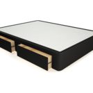 Кровать Mr.Mattress Site Box экокожа Black 90х195