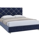 Кровать Sontelle Киара Blue + White 80х190