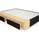 Кровать Mr.Mattress Site Box экокожа Black 90х195