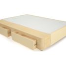 Кровать Mr.Mattress Site Box экокожа Beige 160х195